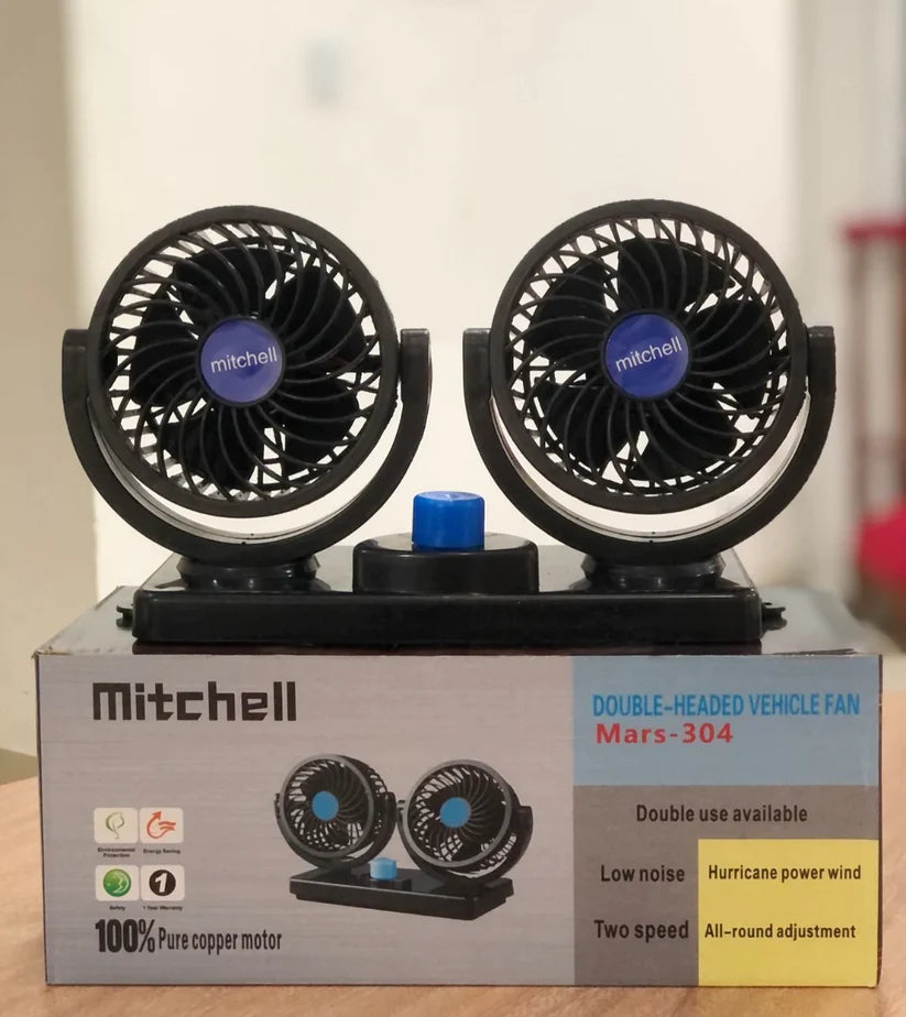 Revolucionario Ventilador 360° 2 en 1 - Apto para Todo Tipo de Carro + Envío GRATIS